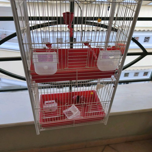 Double birdcage used like new