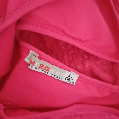 Energiers girls' romper size 110 cm, like new, pink
