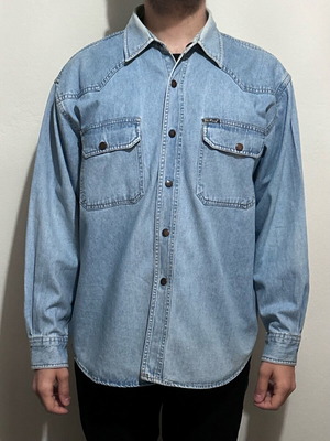 Jean shirt Zhi Roug size Large like new