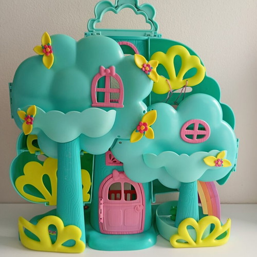 Zapf Creation Baby Born treehouse toy with elevator, slide, pool, swings