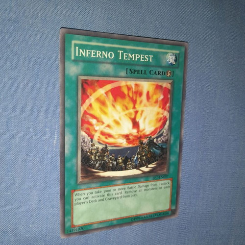 Yu Gi Oh Inferno Tempest Spell κάρτα καινούργια
