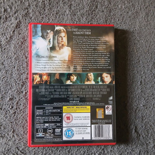 The Fog DVD like new with Greek subtitles, horror thriller