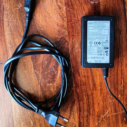 Power supply 12v 2A used, functional