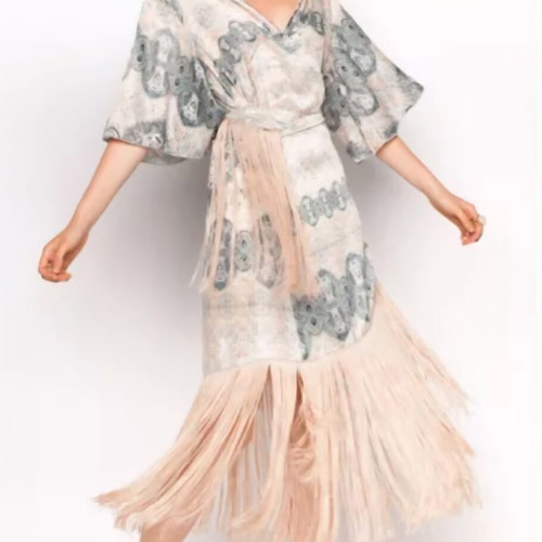 Nidodileda boho dress one size, multicolour
