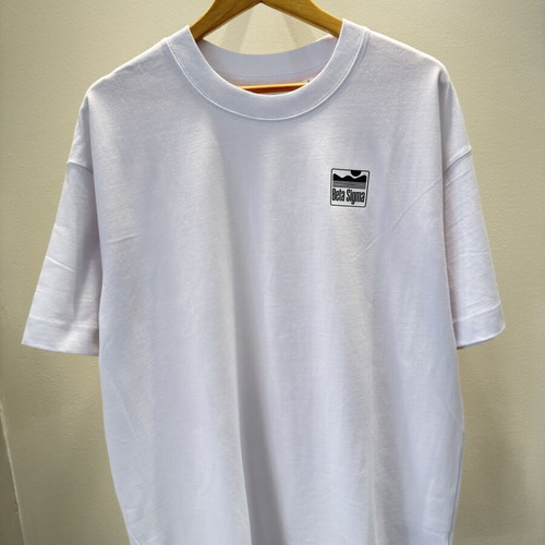 Beta Sigma oversized T-shirt new, 100% cotton, beige and white