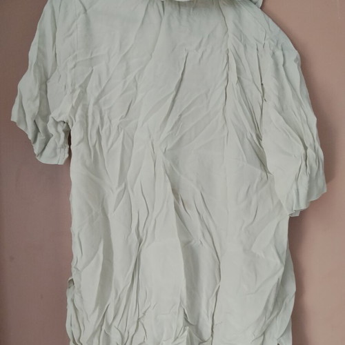 Svila Pure Silk Vintage Women's Shirt used, one size, light gray