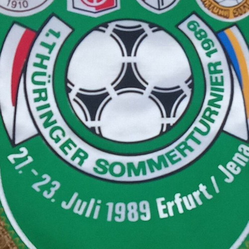 Football tournament banner like new, 1989