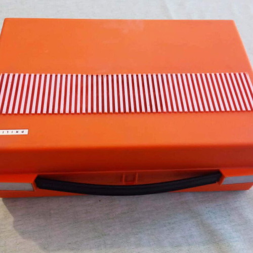 Philips 22GF210 vintage φορητό πικάπ μεταχειρισμένο, Space Age 1970s