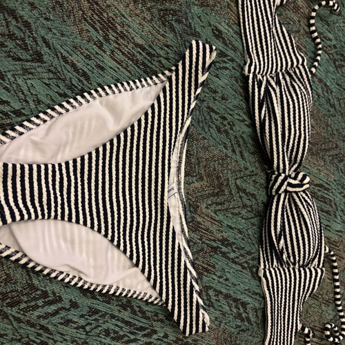 SugarFree bikini used, size S, black and white