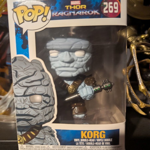 Korg Thor Ragnarok Funko Pop Marvel figure like new