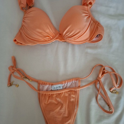Say No More Wear swimsuit new, orange, size S
