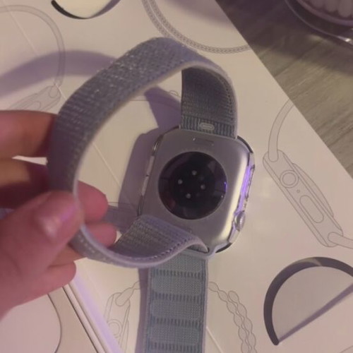 Apple Watch 10 46mm with baby blue strap, new