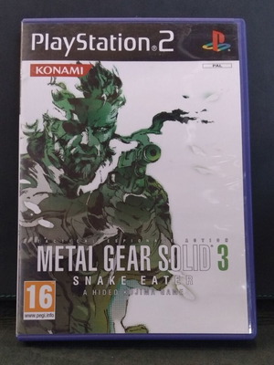 Metal Gear Solid 3 Snake Eater PS2 used, action game