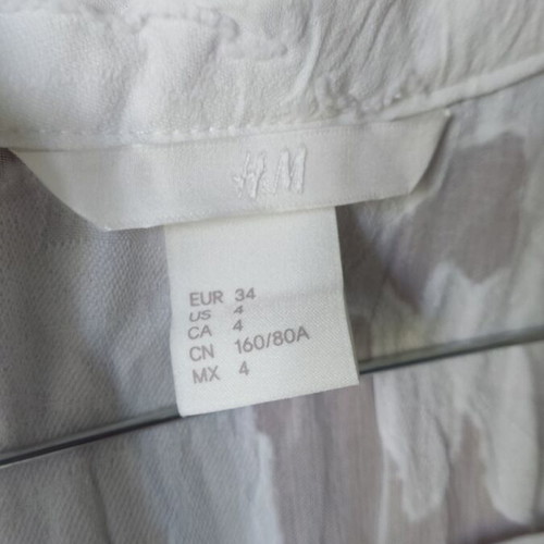 Summer transparent women's shirt H&M like new, white