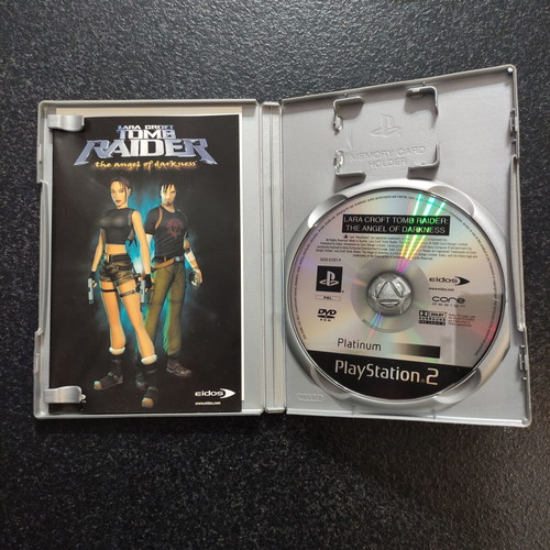 Lara Croft Tomb Raider The Angel of Darkness PS2 game, Platinum edition