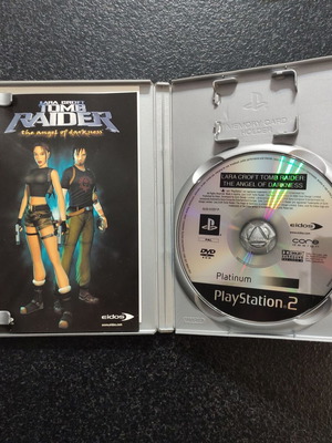 Lara Croft Tomb Raider The Angel of Darkness PS2 game, Platinum edition