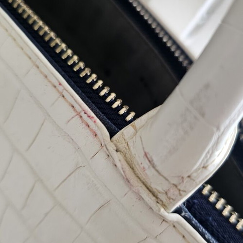 Paul's Boutique handbag refurbished, white, hand-held
