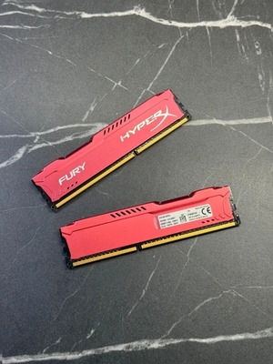 HyperX Fury DDR3 σετ μνημών RAM 8GB (2x4GB) στα 1600MHz