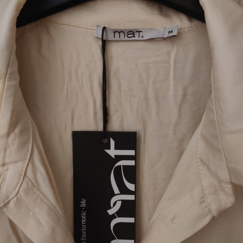 Mat Fashion shirt new, beige, size M