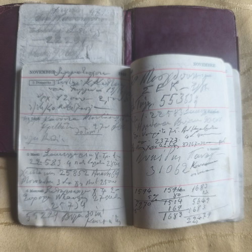 Siemens 1940 agenda notebook used