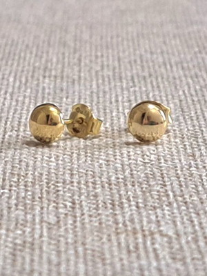 Επίχρυσα σκουλαρίκια studs 925 Pure Form Collection καινούργια