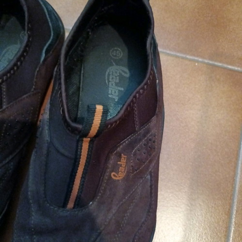 Leader shoes ankle boots used, brown, size 45