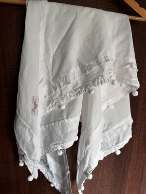S.Oliver handkerchief new, 100% cotton, white