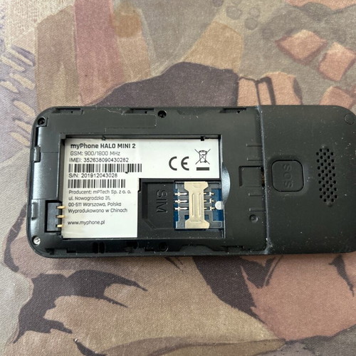 My phone Halo mini 2 used, black, ideal for seniors