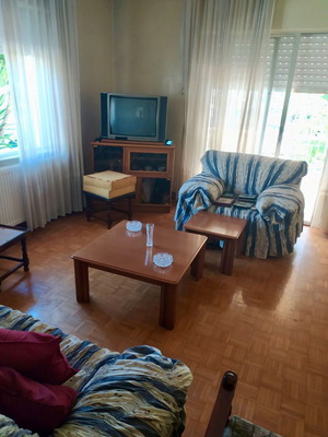 Living room furniture set used with sofas, armchair and coffee tables