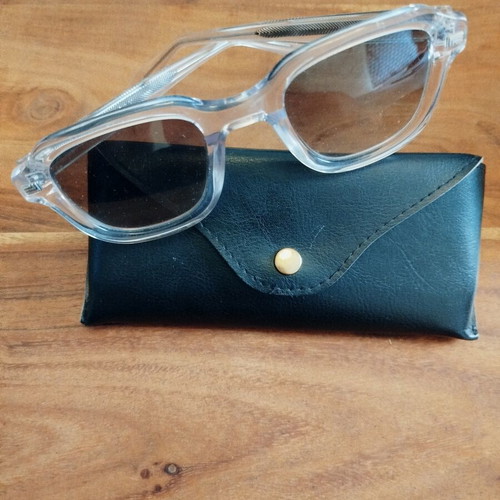 Jimmy Fairly sunglasses, clear transparent frame