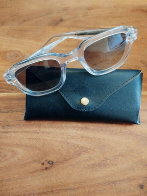 Jimmy Fairly sunglasses, clear transparent frame