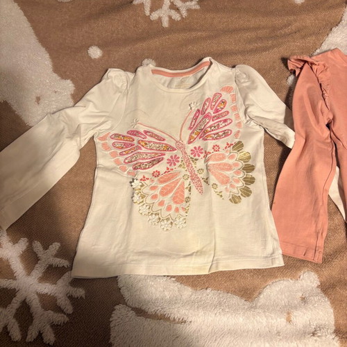 Σετ 3 παιδικές βαμβακερές μπλούζες Mothercare σαν καινούργιο, πολύχρωμες