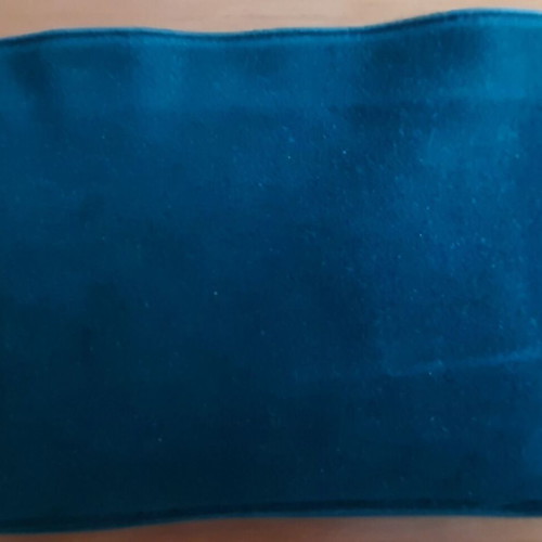 Vintage BP velvet promotional wallet used, Greek made 1970s