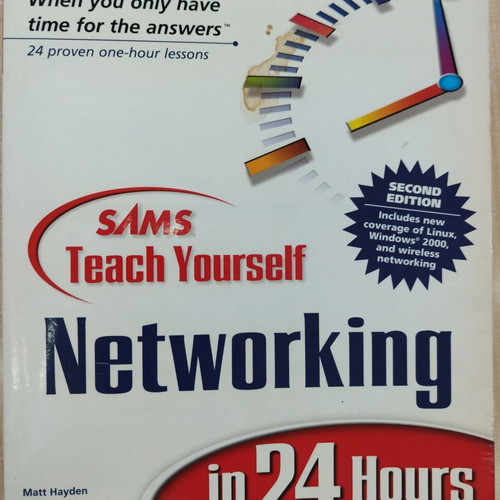 Networking in 24 Hours book used, English