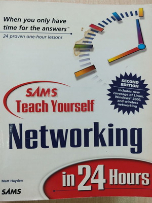 Networking in 24 Hours book used, English