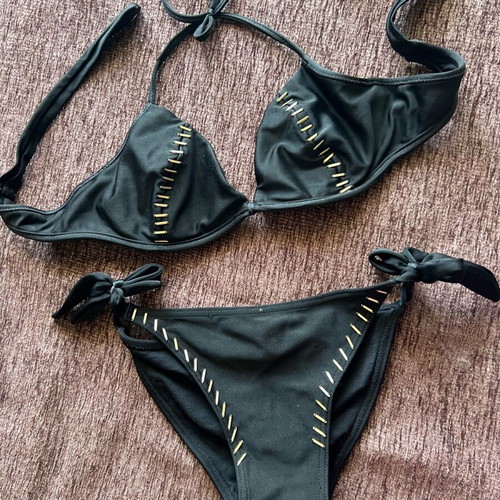 Rosa Cha black bikini S like new