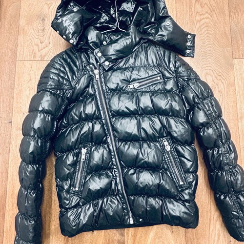Biker jacket Diabless with detachable hood like new, size S