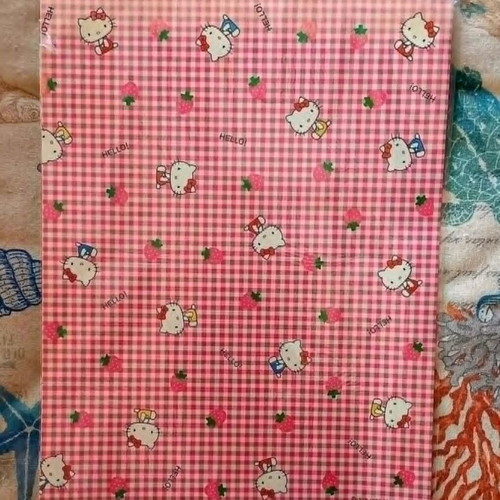 Vintage Hello Kitty book cover set 1983, new NOS