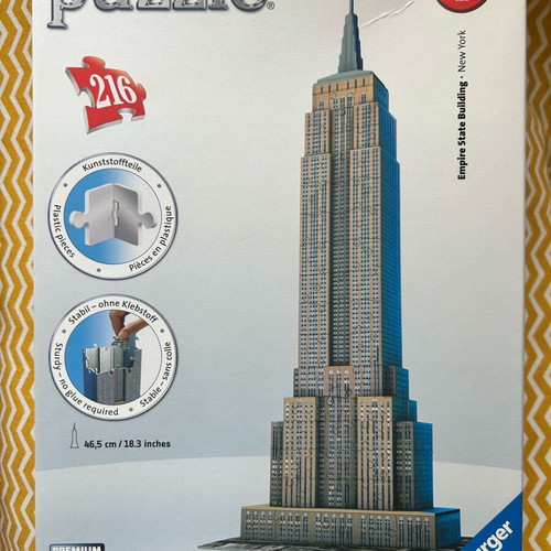 Ravensburger 3D Empire State Building puzzle new