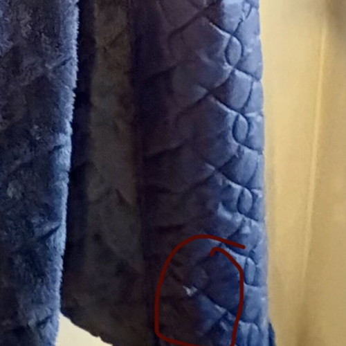 Long purple jacket with hood The Jerkins used