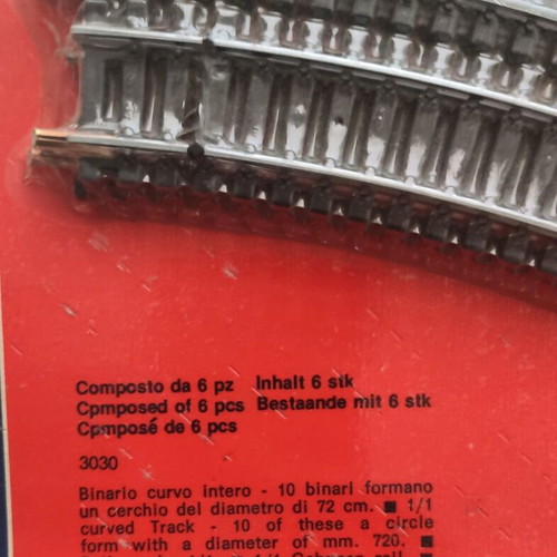 Lima HO Rails 3 sets of 6x3030 sealed new old stock