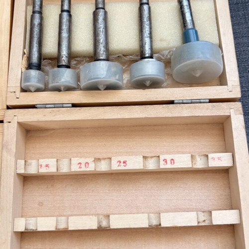 Woodworking Drill Bit Sets used, Forstner and Countersink, 2 Boxes