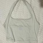 Halter top beige, like new, size S