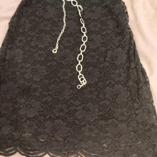 Elegant black lace dress XXL new