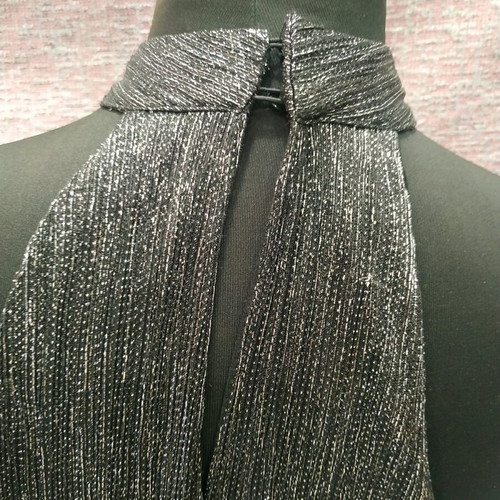 Zara dress with silver thread like new, size L