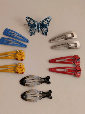Vintage hair clips set of 11 pieces, new