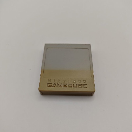 Nintendo GameCube Memory Card used, official, 59 blocks
