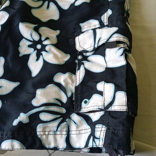 Vintage H&M floral swim bermuda shorts used size Large
