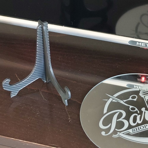 Barber Shop Mirror with Laser Engraving, new, 20cm