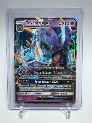 Pokemon Toxapex GX 57/145 Ultra Rare UR 2017 Guardians Rising new
